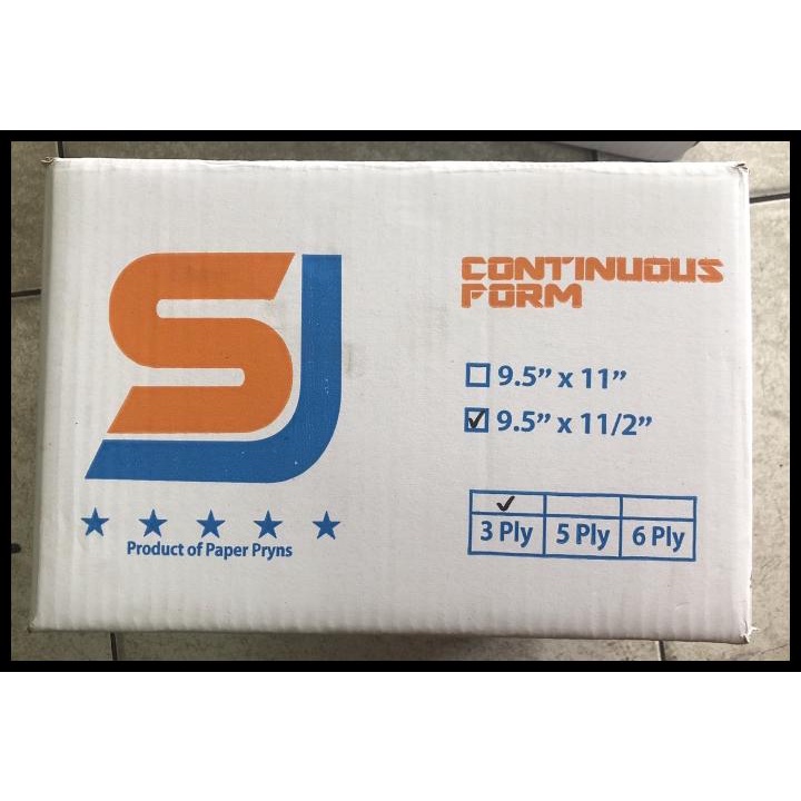 

PROMO CONTINUOUS FORM/ KERTAS KOMPUTER SJ 91/2X11 3PLY:2 (K3:2) PROMO