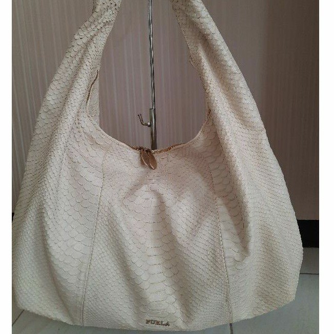 Hobo bag kulit ular Furla original