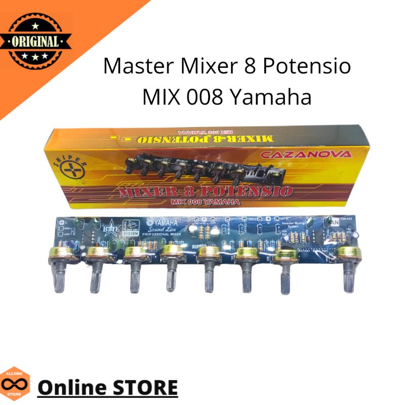 MASTER MIXER 8 POTENSIO MIX 800 YAMAHA