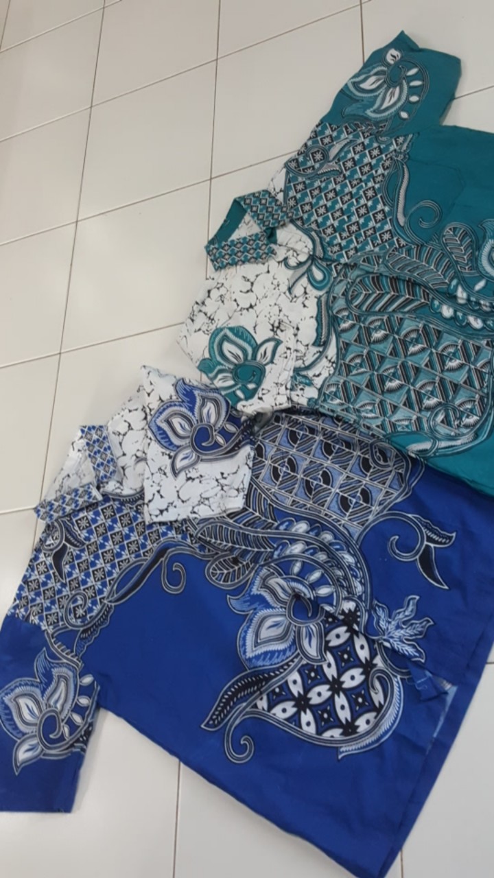 Bswart Batik Hrb026 Kenongo Hem Pendek Padi Pekalongan M L Xl Batik Pria Murah Modern Grosir