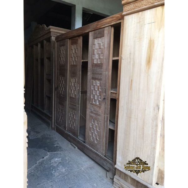 Lemari pakaian sliding pintu 4