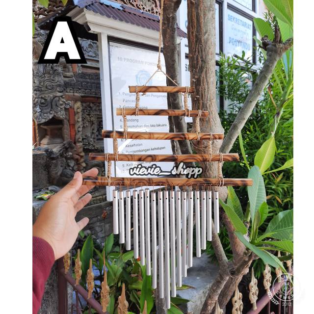 Lonceng Angin/ Wind Chime / Lonceng Bambu Susun