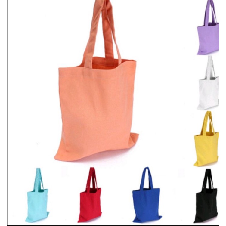 Tas wanita  tote bag totebag polos katun american drill