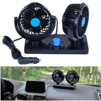 Double Fan Head - Kipas Mobil