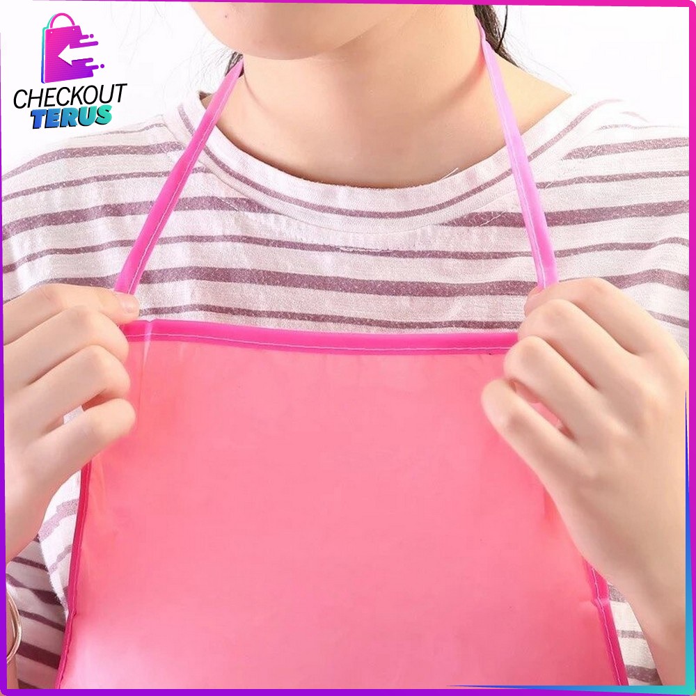 CT C135 Celemek Masak Anti Air Celemek Dapur Karakter Kartun Lucu Apron Masak Waterproof dan Oilproof