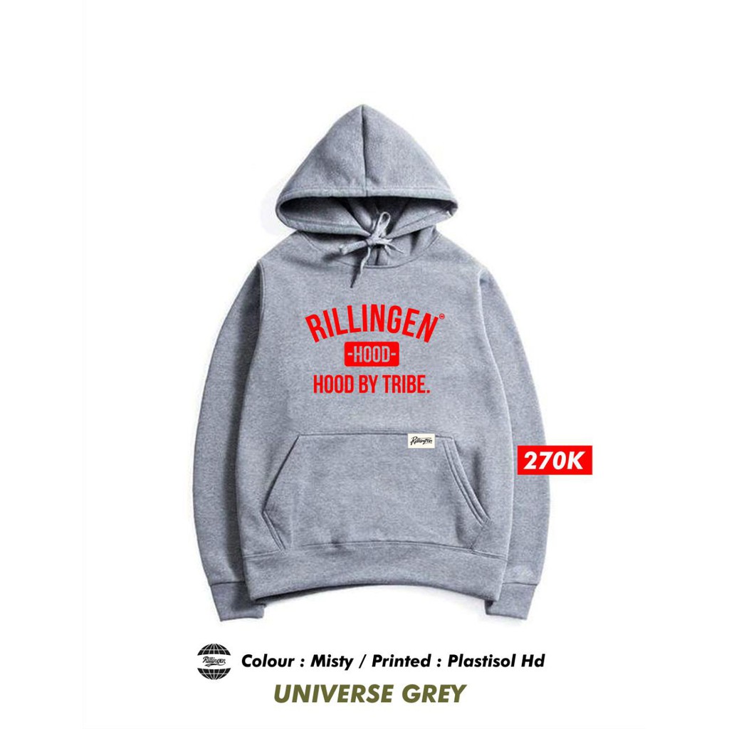 RILLINGEN / UNIVERSE GREY / HOODIE
