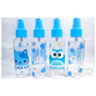  Botol  Plastik  Semprot Spray 100 ml Kosong Kartun  Motif 