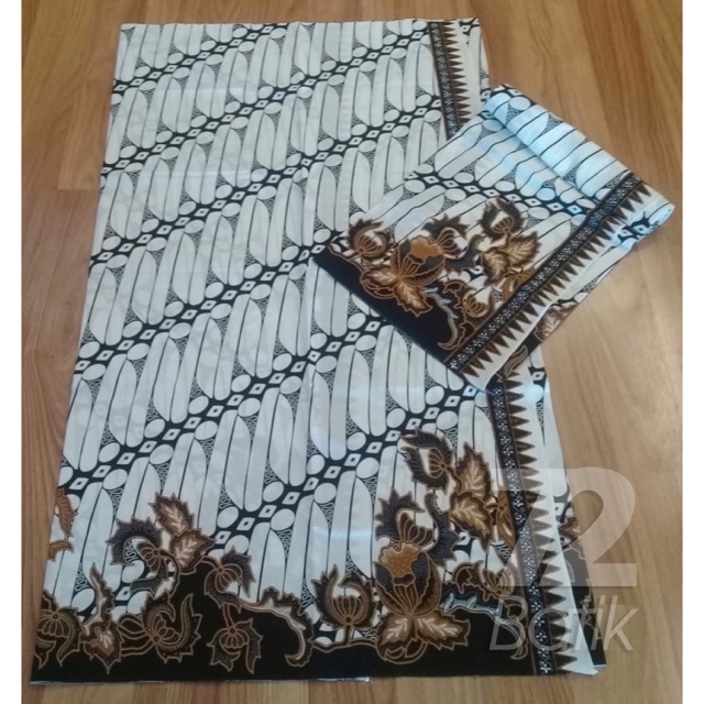 KAIN BATIK PREMIUM Bahan Katun Motif Parang Barong Warna Putih Coklat Hitam Gold 729183 Cap 72 Jarik Jarit Samping Kebat Panjang Batik Katun Modern Premium Bahan Seragam Batik Pernikahan Kantor Keluarga Murah Kamen Jadi Batik Bali Lembaran