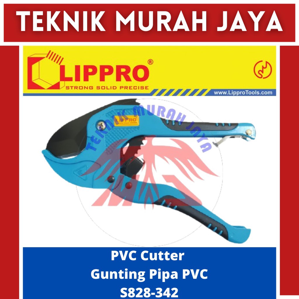

Gunting Potong Pipa PVC LIPPRO S828-342 Vinyl Pipe Cutter 42mm