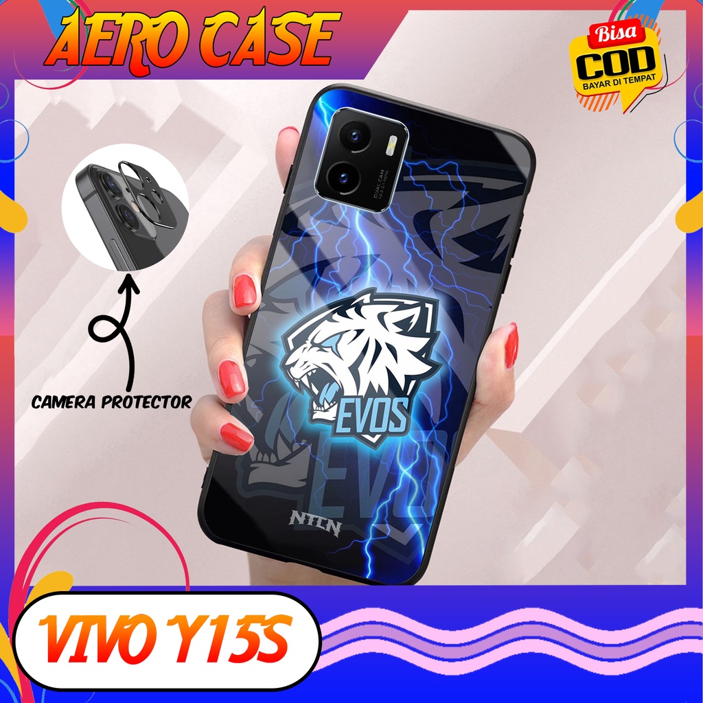 Case VIVO Y15S - Casing VIVO Y15S Terbaru AERO CASE [ ESPORT EVOS ] Silikon Hp - Case Mewah - Cassin