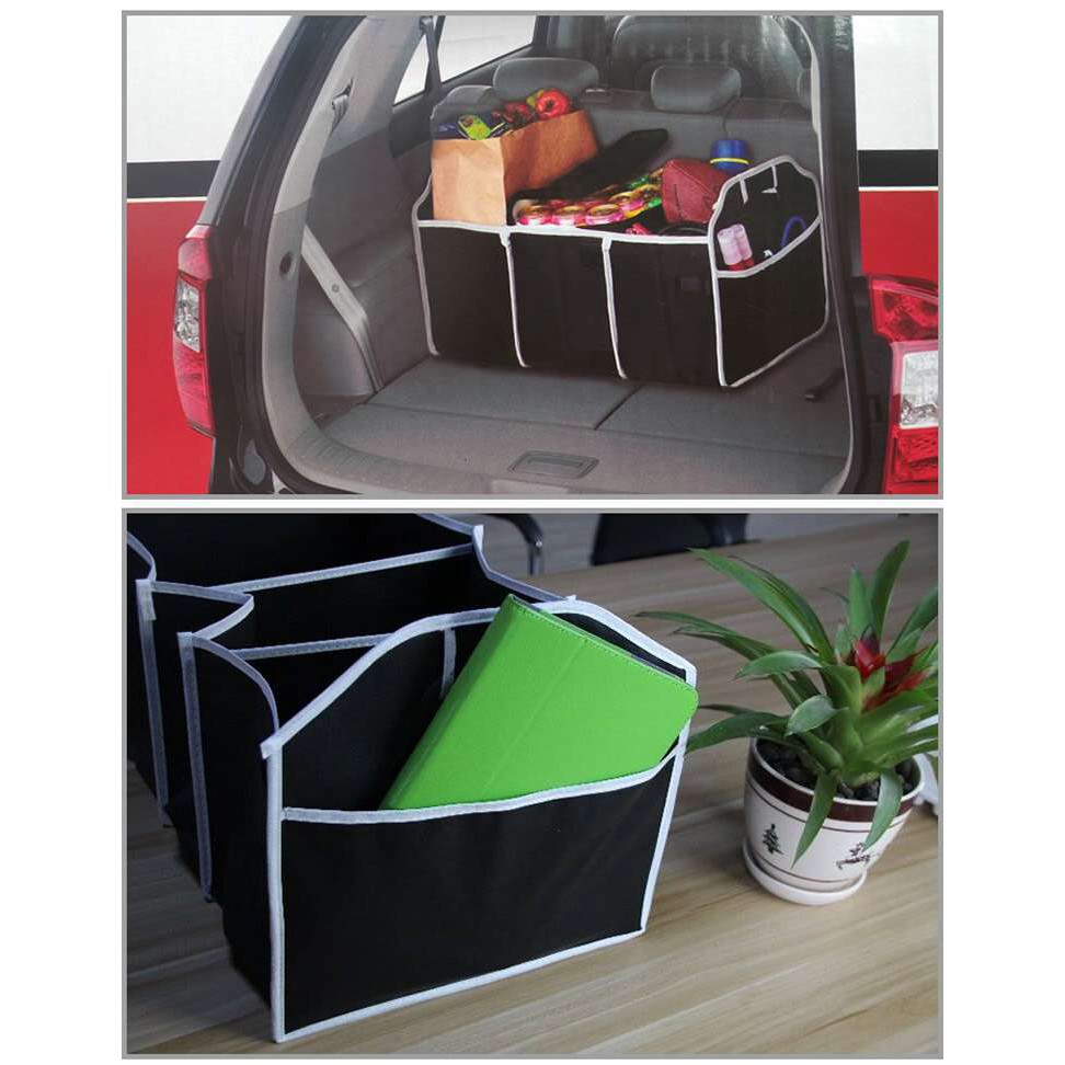 Kotak Keranjang / Kain keranjang / Kontainer Lipat Storage Box Mobil / Tas penyimpanan bagasi mobil