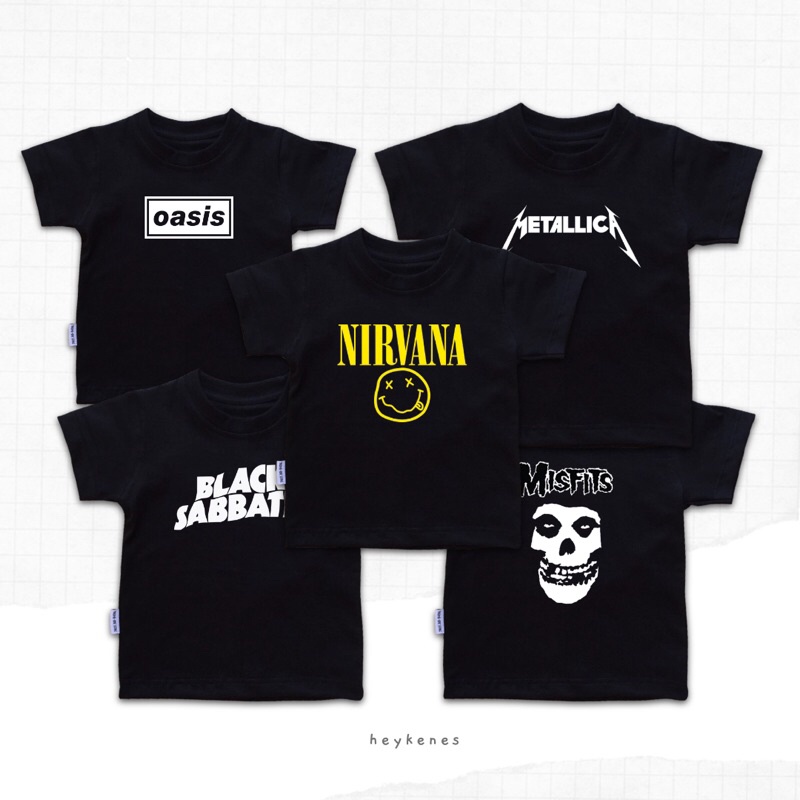 Heykenes Kaos Anak Metallica Cotton 30s