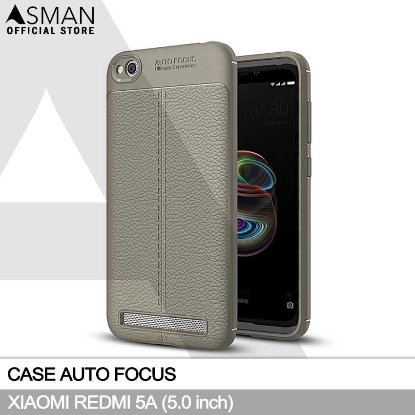 Auto Focus Xiaomi Redmi 5A (5.0&quot;) | Soft Case Leather Premium - Gray