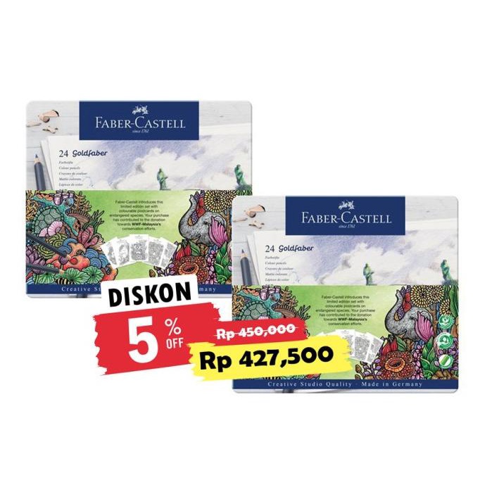 

Pensil Warna Faber Castell Goldfaber Set 24