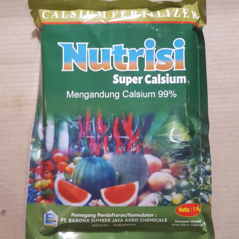 Pupuk Nutrisi Super Kalsium 99% Mencegah Kerontokan dan Penambah Rasa Buah