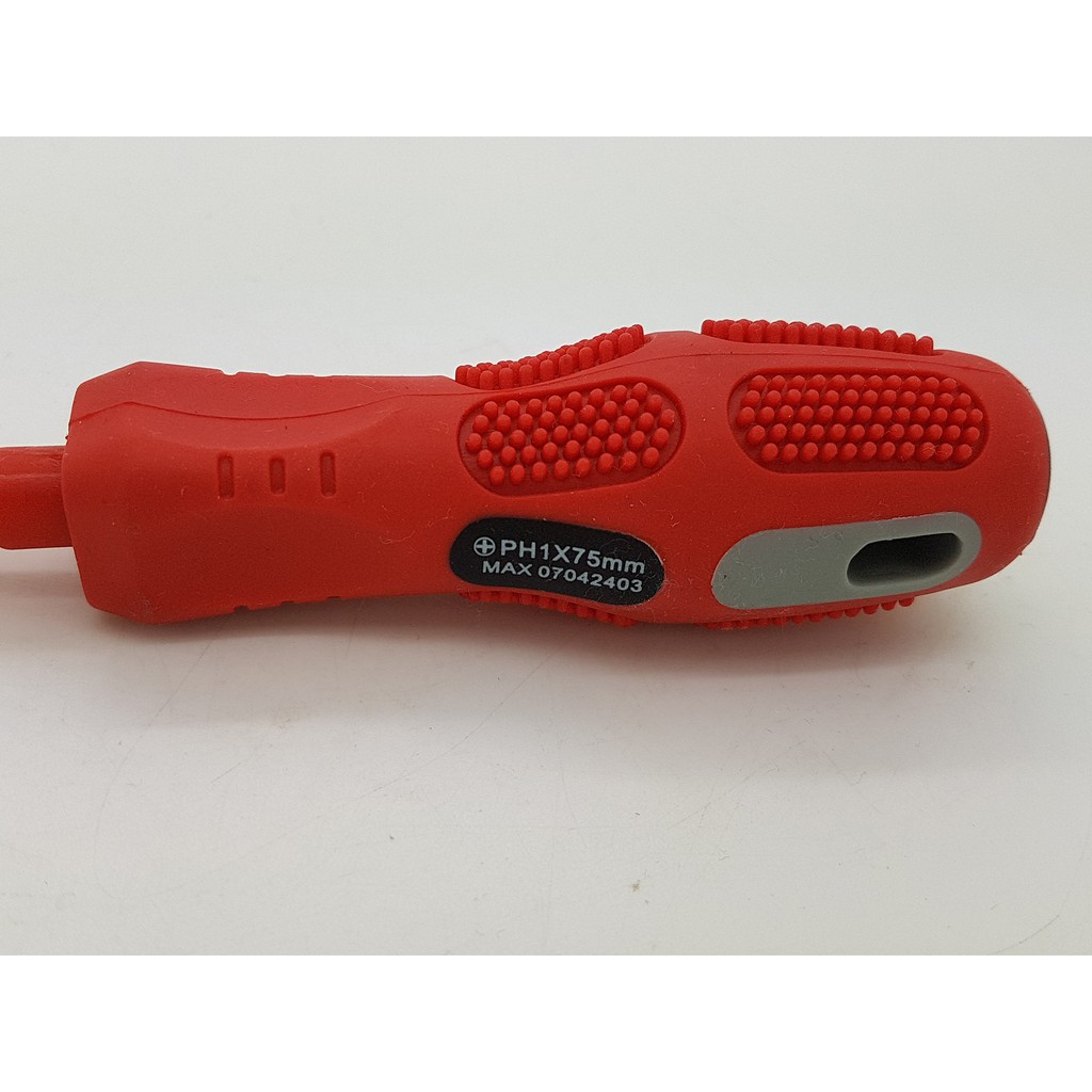 Obeng Listrik 7 &quot; MAXPOWER +PH1x75mm Isolator 1000v Screwdriver