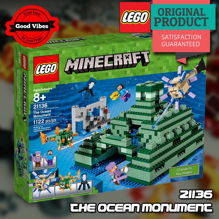 lego minecraft ocean monument