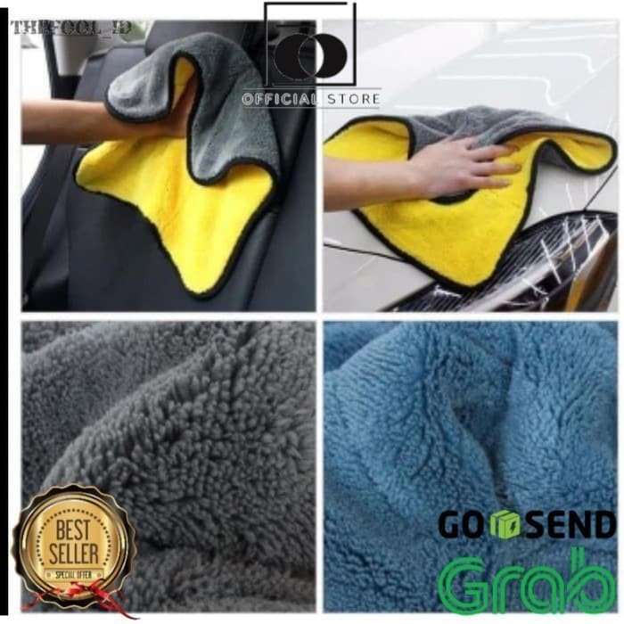 QUALITY ready stock gosend grab instant Nice Clean Kain Mikrofiber