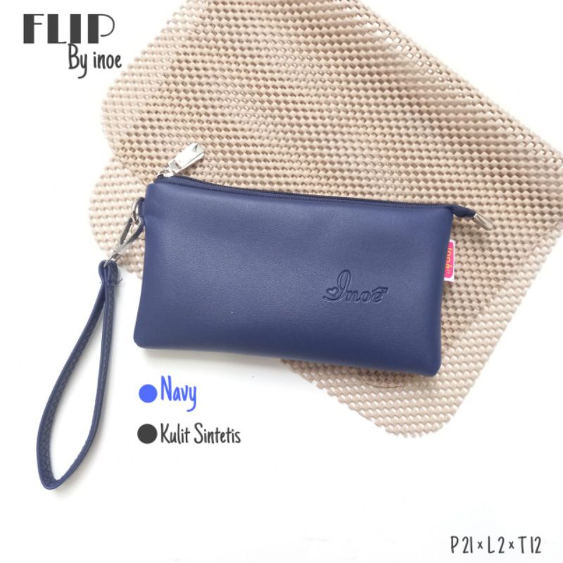 tas dompet wanita flip by inoe