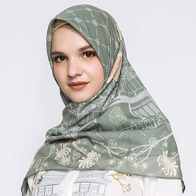 Panoramic Scarf by Ria Miranda X Cotton Ink