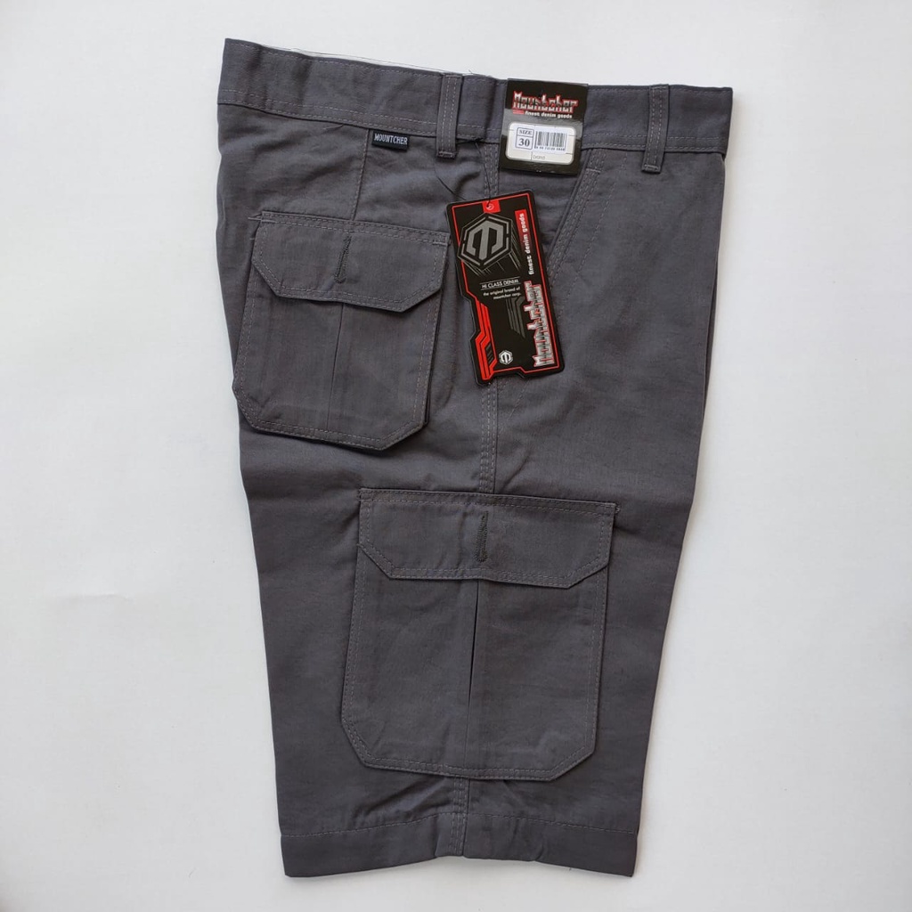 Celana Pendek Cargo Jumbo Pria Distro Army Cwok Dewasa Bahan Katun Dreil Premium