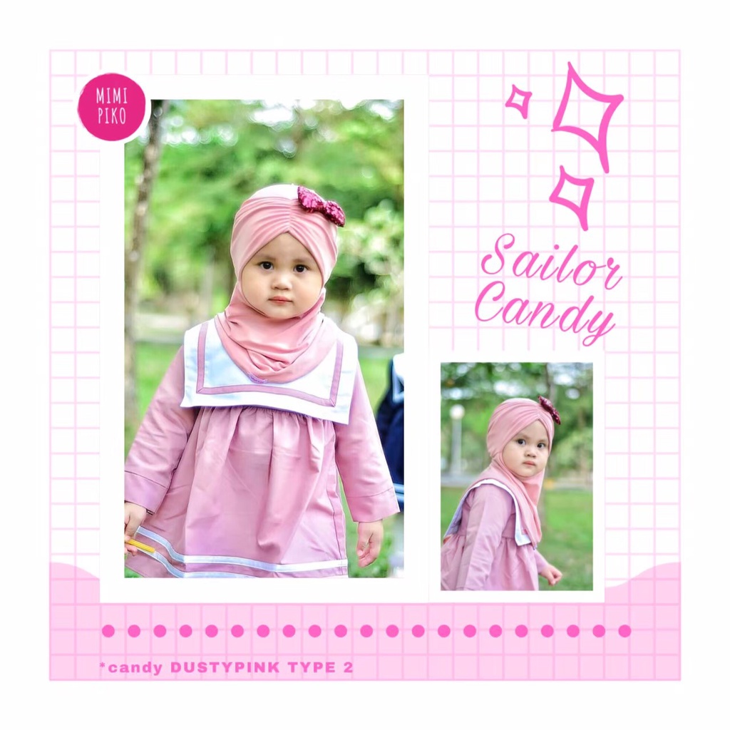 TUNIK SAILOR TOP CANDY ORIGINAL MIMIPIKO