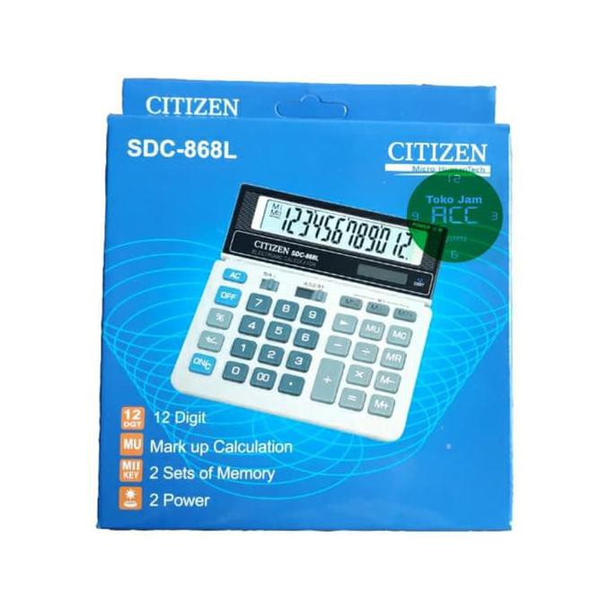 

IPROMOl Kalkulator Citizen SDC-868L ICQl