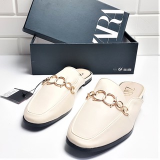 Zara Sepatu Sendal Slipon with Chain 0235 | Shopee Indonesia