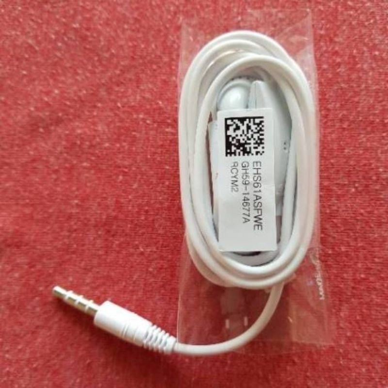 Earphone Samsung Ori Premium Quality Sound Headset Samsung A10 A20 A6 A7 A8 A11 A32 Bisa semua type HP jack Audio 3,5(Ori indonesia) Stereo Bass