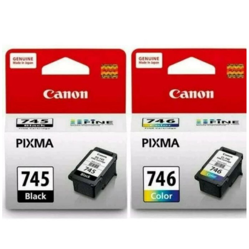 TERLARIS.....1SET TINTA CANON BK745/746CLR ORIGINAL