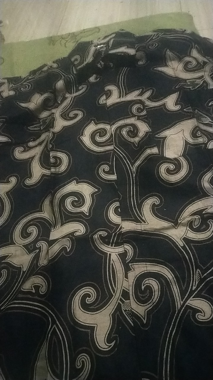 022 Zahira Batik Hrb026 Kenongo Hem Kemeja Batik Pria Lengan Pendek  Katun Primis Halus M L Xl