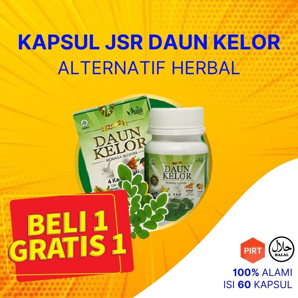 TERLARIS / KAPSUL JSR / KAPSUL JSR DAUN KELOR / JSR DAUN KELOR / KAPSUL KELOR