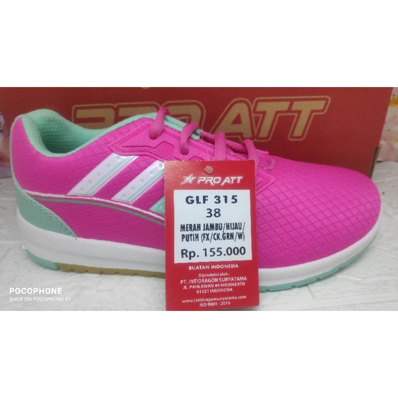 SEPATU PRO ATT  ORIGINAL GLF 315 37-40 155900 harga OBRAL