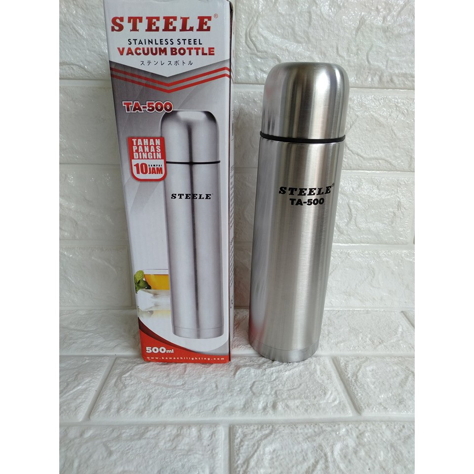 

Thermost steele 1 liter - tmepat minum 1liter - thermos 1 liter