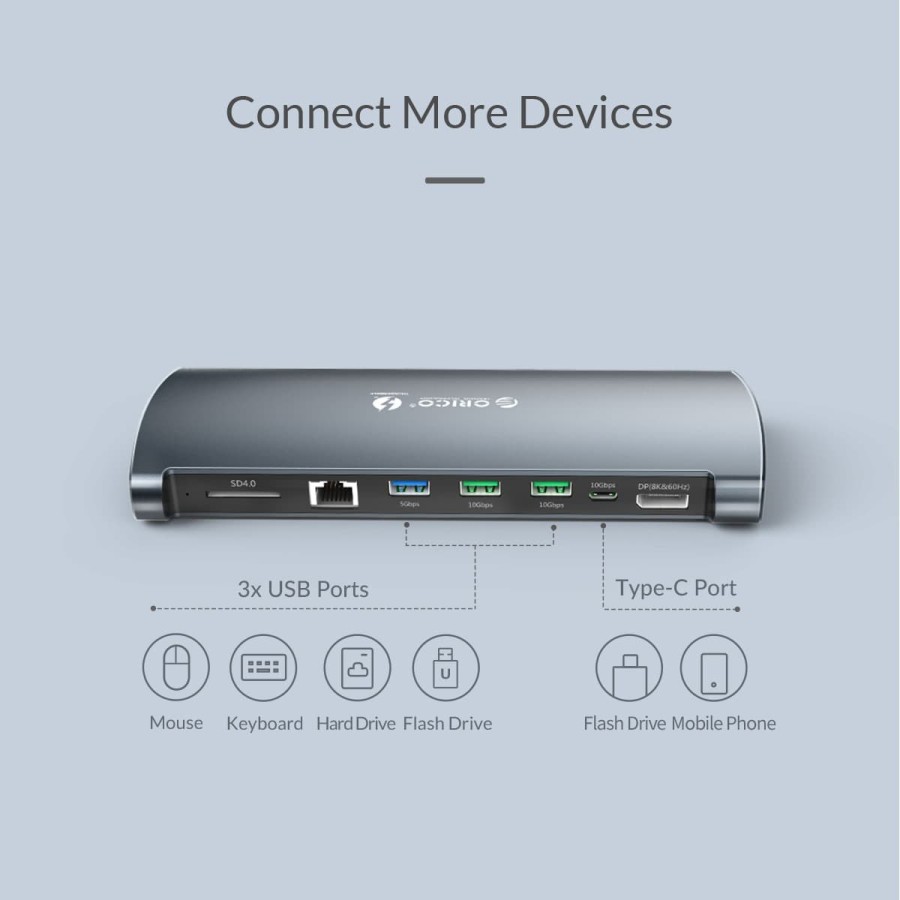 ORICO TB3-S1 Thunderbolt 3 Aluminum Alloy Docking Station