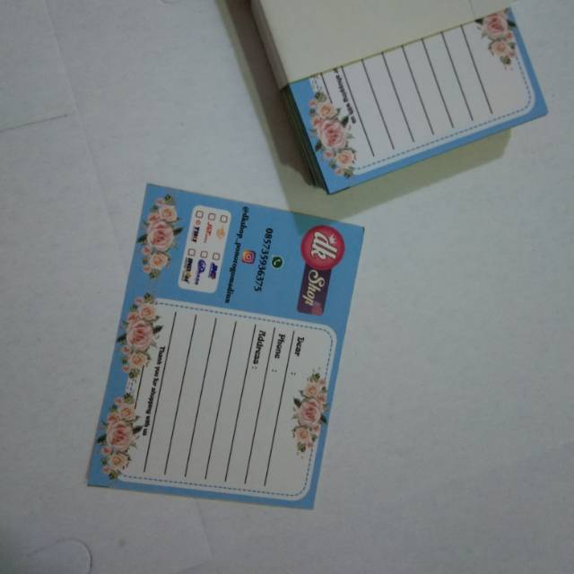 

500pcs stiker pengiriman