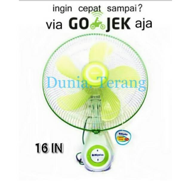 Kipas angin dinding 16 in Miyako KAW-1662