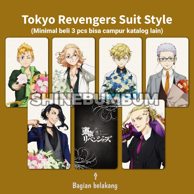 Photocard Anime Tokyo Revengers Suit Style