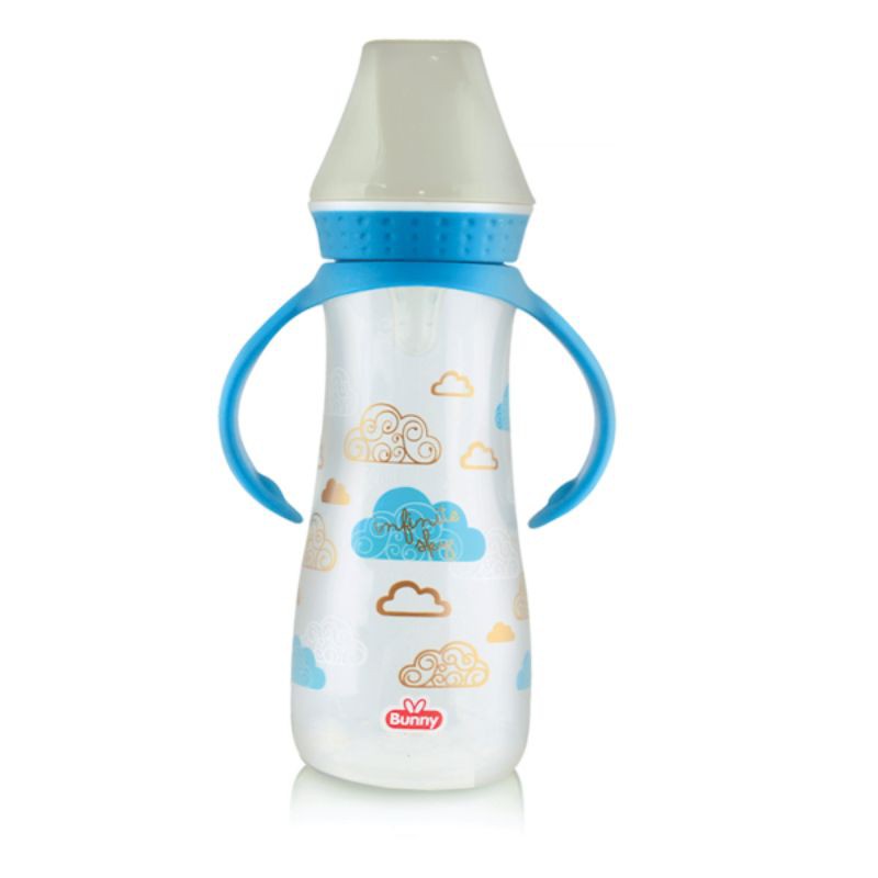 Lusty Bunny Botol Susu Square Hood Dengan Pegangan 125ml dan 250ml Botol Susu Lusty Bunny