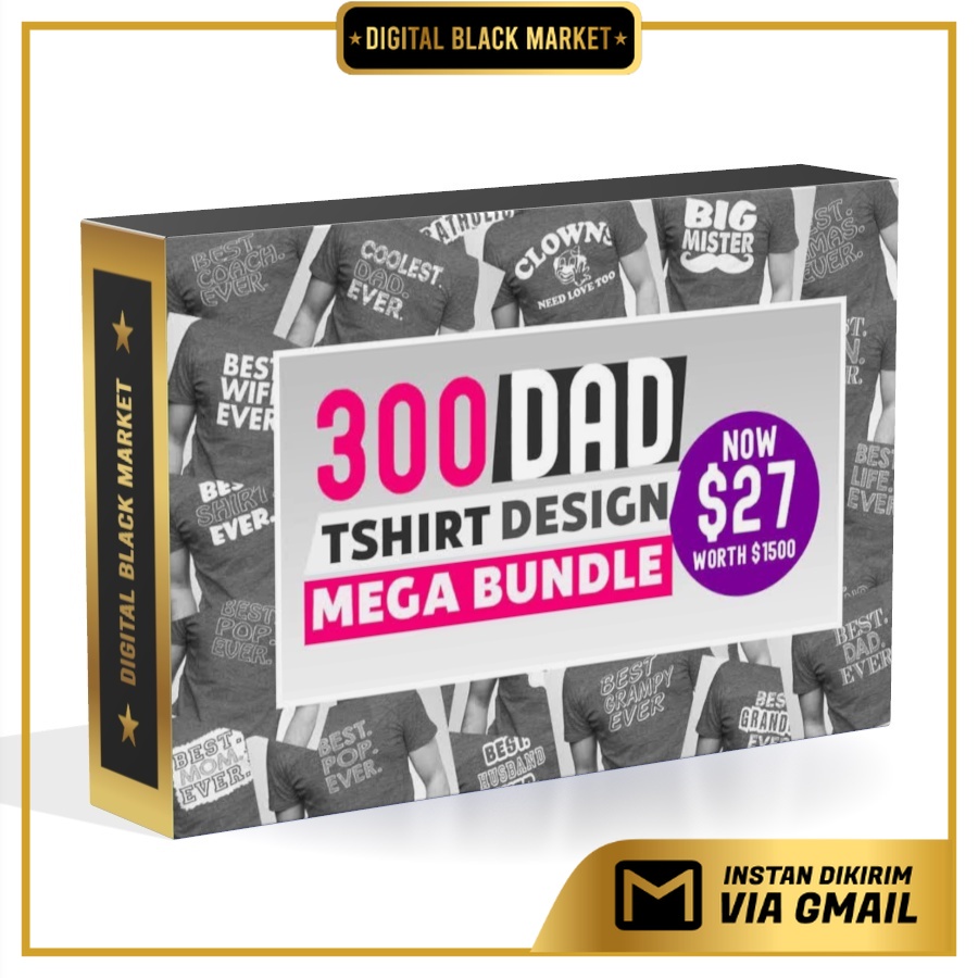 300 Papa T- Shirt Designs Bundle - Vector Designs