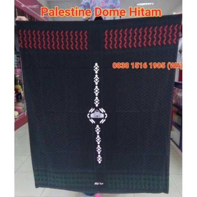 Sarung Rabbani Palestine Dome Hitam Terbaru Sarung Rabbani Palestina