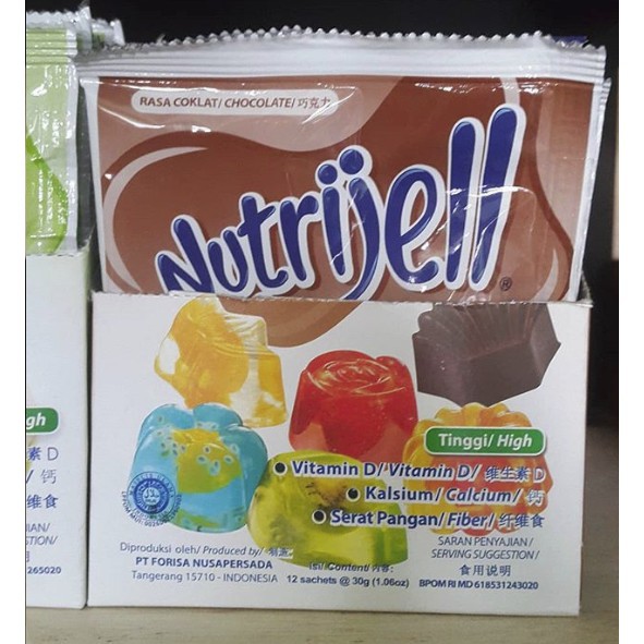 Nutrijell (Rasa Buah dan Coklat) - Nutrijel Jelly