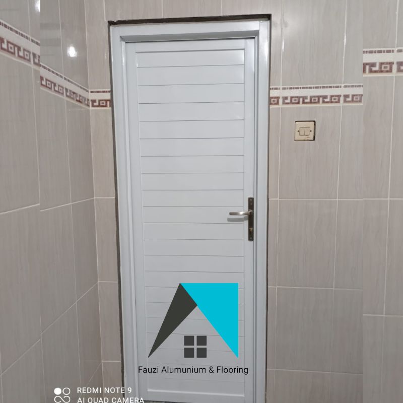 Pintu + Kusen Alumunium (1Set) Ukuran 80×210 (BISA CUSTOM)