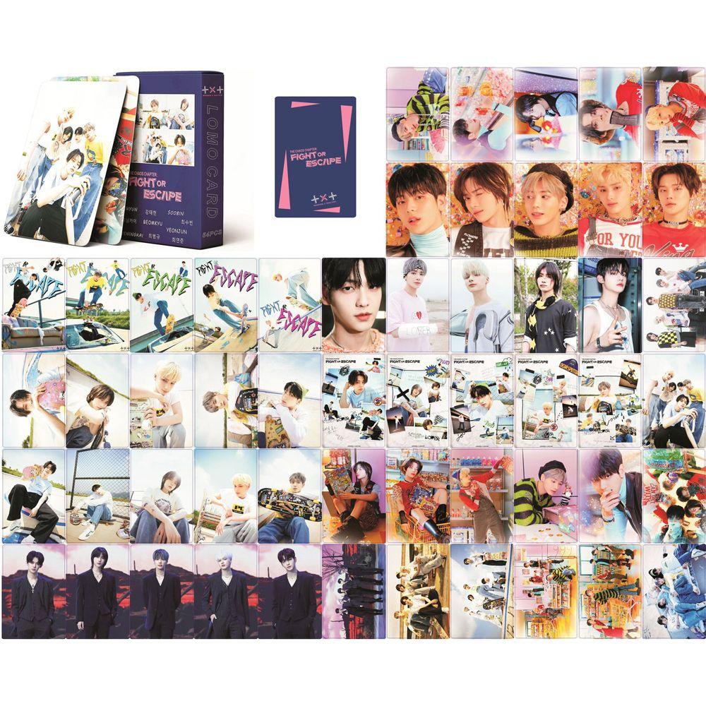 Lanfy Kpop Stray Kids Fan Card 55pcs/set TWICE TXT Bangtang Boys ATEEZ Kartu Lomo