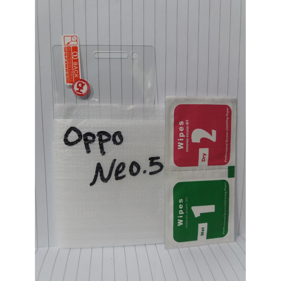 Tempered gorila glass kaca oppo neo 5/  neo5 / R1201 murah