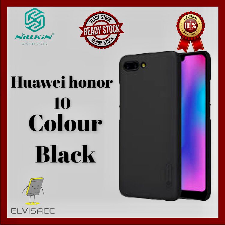 HUAWEI HONOR 10 NILLKIN HARDCASE FROSTED SHIELD ORIGINAL HARDCASE COLOR BLACK