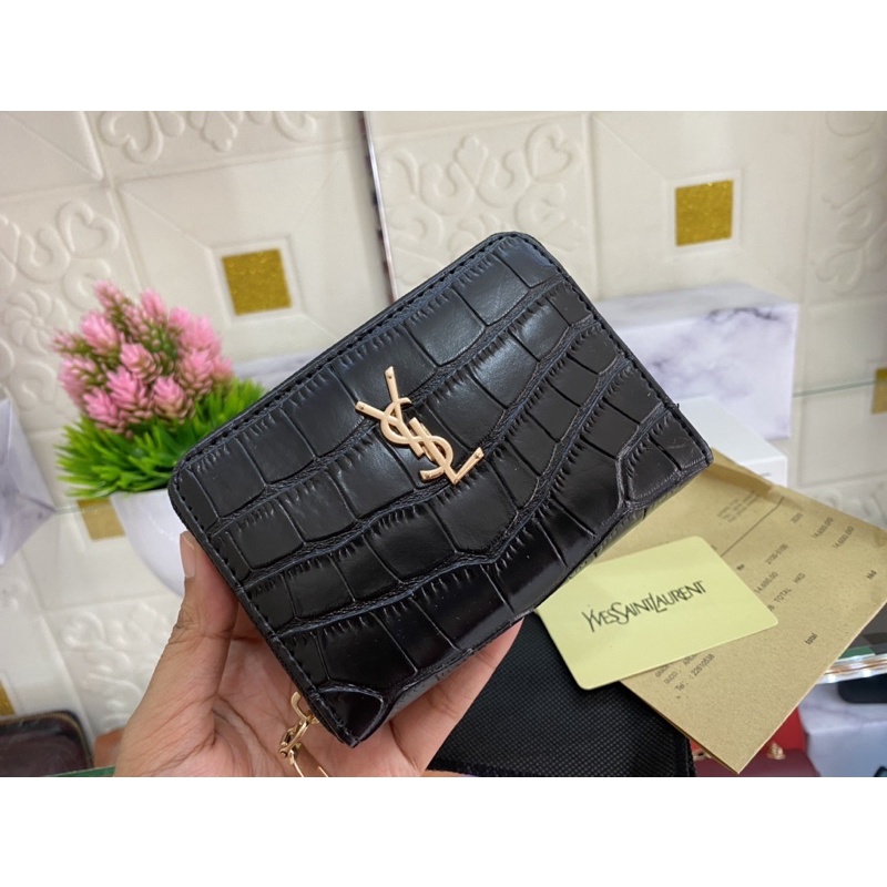 Dompet Mini Ysl Free box