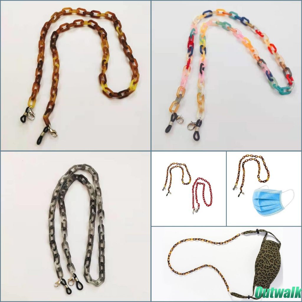 Mask extendermask lanyardglasses chainmask comfort beltglasses decoration chain ew fashion adjustable mask anti-lost chainheadphone lanyard -OW-