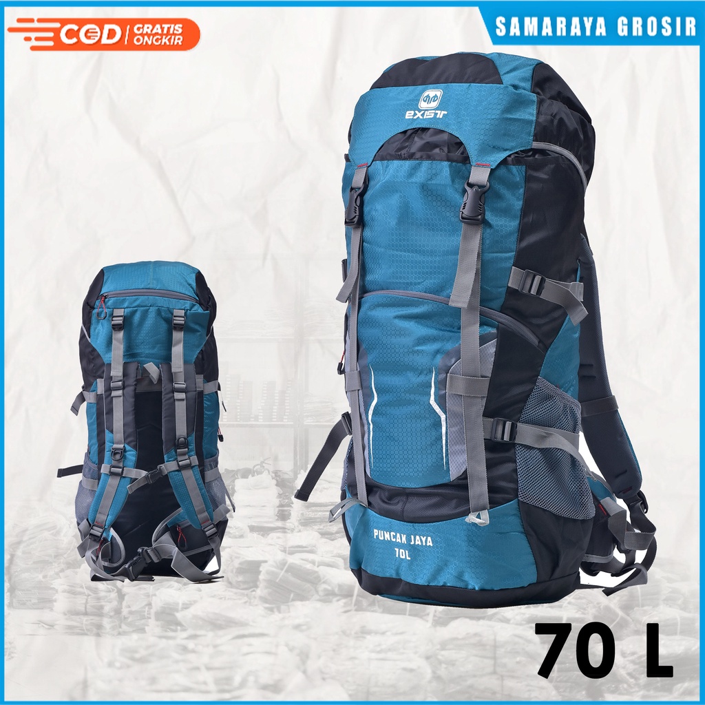 Tas gunung carrier murah 70 Liter outdoor / hiking / camping - tas outdoor pria murah - tas semi gun