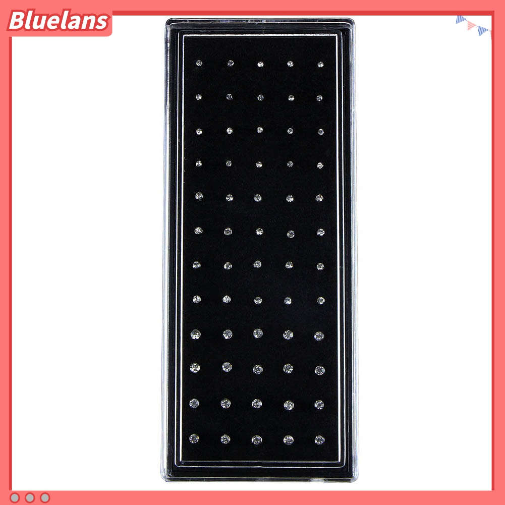 60pcs / Set Anting Tindik Hidung Bahan Stainless Steel Hias Cubic Zirconia Untuk Pria / Wanita